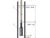 Pompa głębinowa 1" GSK 6-16 1,1kW/400V z przewodem 15m #1